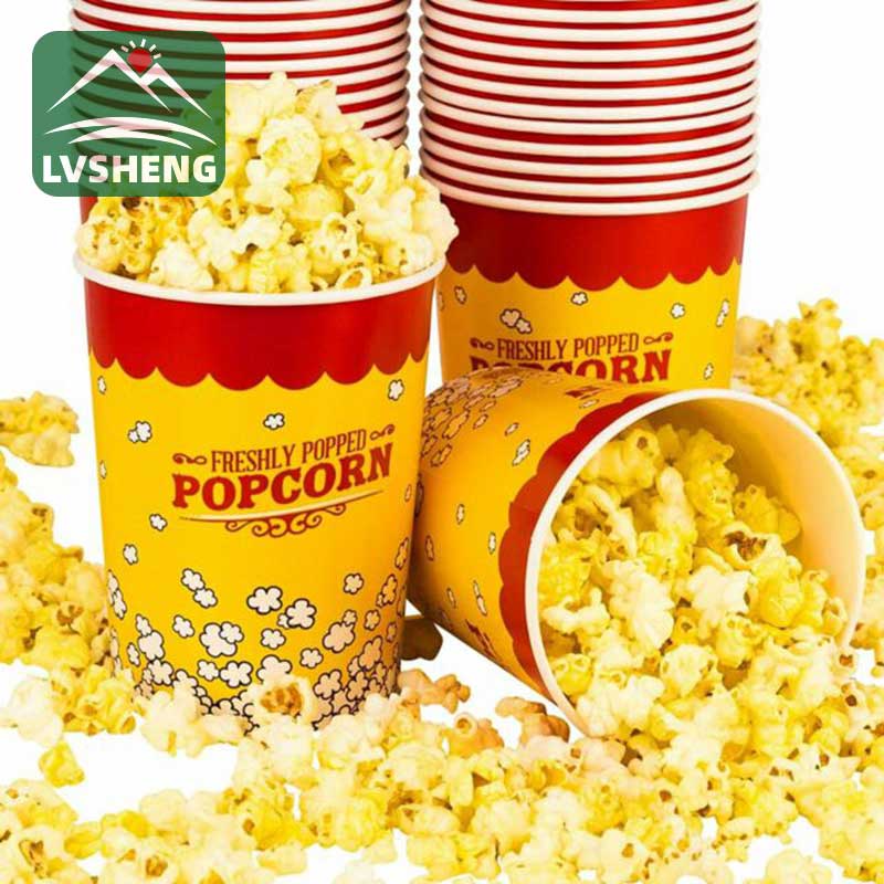 Popcorn w wiaderku papierowym